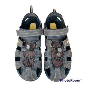 Teva Brown Leather Fisherman Hiking Sandals Mens Size 10